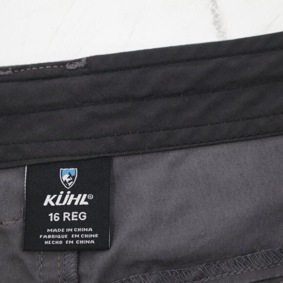Kuhl Pants Womens 16 Spire Roll up Straight Mid Rise Hiking Stretch Drawstring - Picture 9 of 13